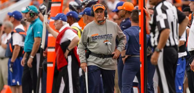 Auch mit Vic Fangio an der Seitenlinie kommt der Super-Bowl-Champion von 2016 in der NFL nicht auf Touren. NFL Denver Broncos