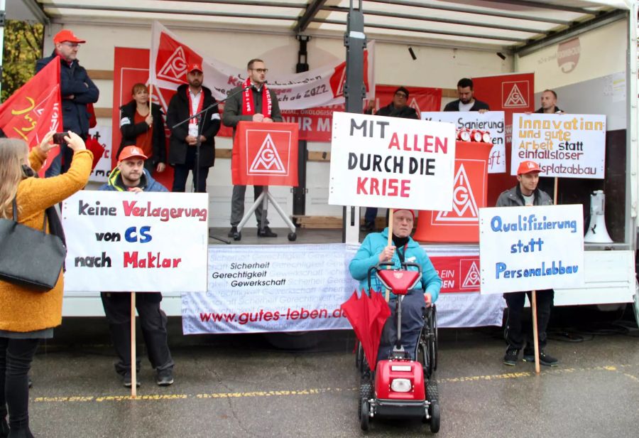 Protestaktion bei Bosch