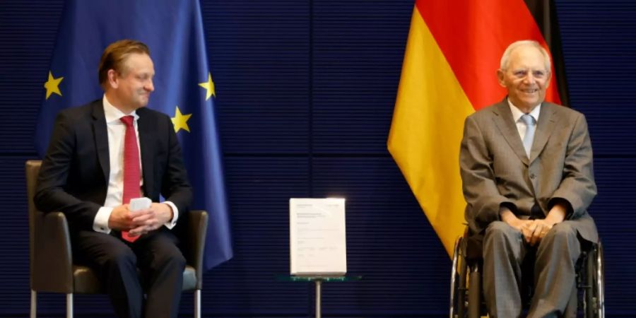 Gottschalk (l.) und Schäuble
