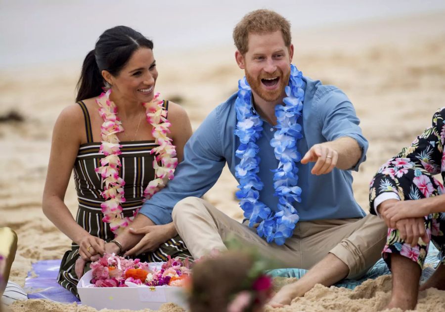 Meghan Markle und Prinz Harry in Sydney während ihrer Australien-Reise Ende 2018.