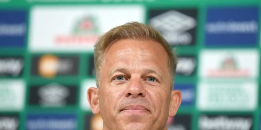 Werder-Coach Markus Anfang. Foto: Carmen Jaspersen/dpa-Pool/dpa