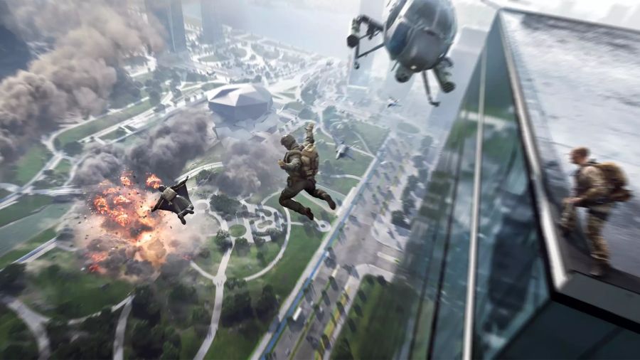 Battlefield 2042 Wingsuit Fallschirm