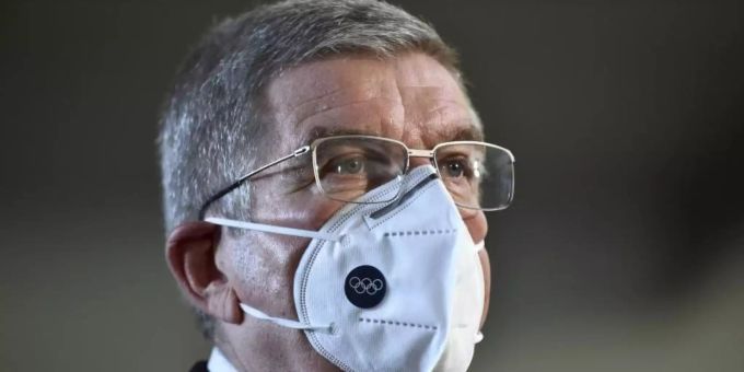 Will eine noch höhrer Impfquote für Olympia-Teilnehmer in Tokio: IOC-Präsident Thomas Bach. Foto: Kazuhiro Nogi/AFP Pool/AP/dpa Will eine noch höhrer Impfquote für Olympia-Teilnehmer in Tokio: IOC-Präsident Thomas Bach. Foto: Kazuhiro Nogi/AFP Pool/AP/dpa