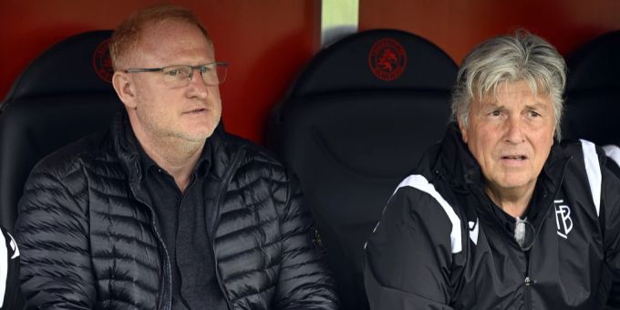 Basels bisheriger Assistenztrainer Martin Andermatt (r) wechselt in den Nachwuchs. Martin Andermatt FC Basel