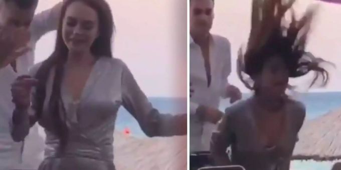Tanz rockt das Netz - Lindsay Lohan feiert wieder im Vollsuff