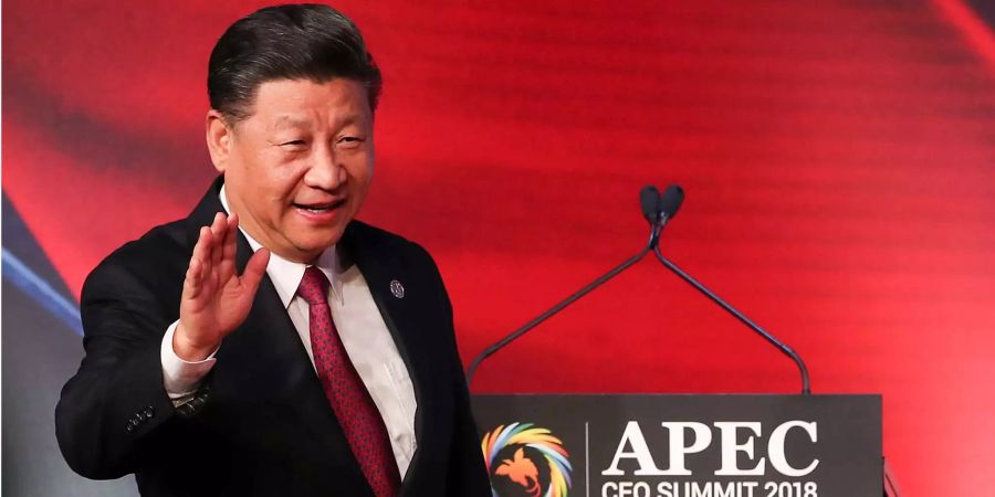 Chinas Präsident Xi Jinping trifft in Port Moresby zum Apec-Gipfel ein.