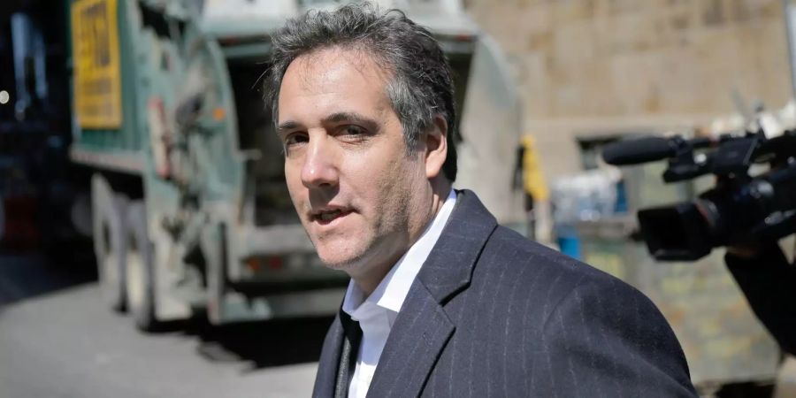 Michael Cohen, damaliger Anwalt des US-Präsidenten Trump, geht eine Strasse in New York entlang.