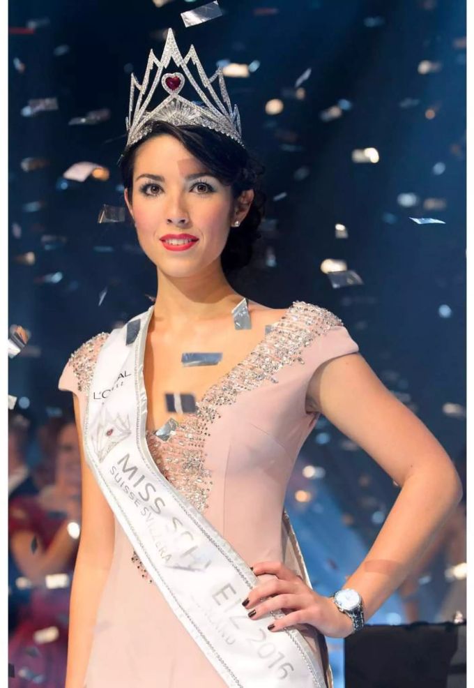 Lauriane 2015 in the Miss Switzerland contest.