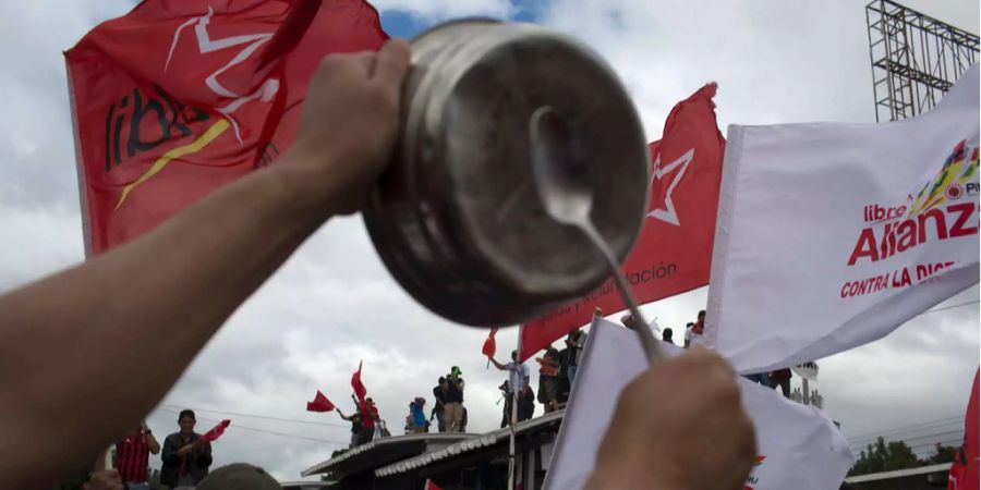 Bereits im Dezember kam es zu Protesten der Opposition in Honduras.