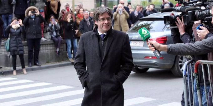 Carles Puigdemont ist wieder auf freiem Fuss. Carles Puigdemont