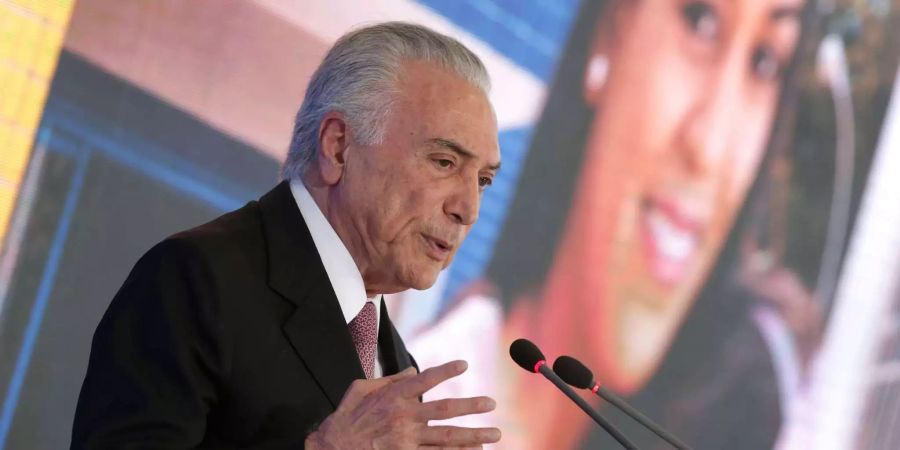 Michel Temer, der brasilianische Präsident.