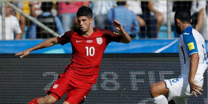 Christian Pulisic traf gegen Jamaika zweimal. Christian Pulisic