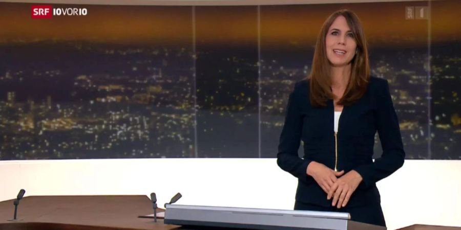 Susanne Wille moderierte am Dienstagabend ohne Ehering «10vor10».