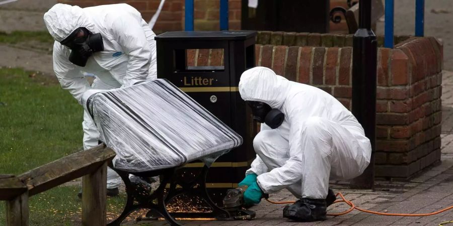 Skripal und seine Tochter Julia waren am 4. März im südenglischen Salisbury bewusstlos gefunden worden.