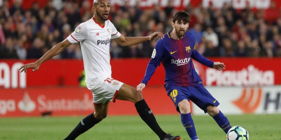 Lionel Messi im Einsatz gegen FC Sevilla