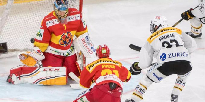 Trotz 6:3-Niederlage gegen Lugano bleibt Biel zuversichtlich. Trotz 6:3-Niederlage gegen Lugano bleibt Biel zuversichtlich.