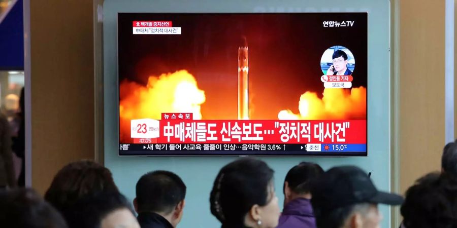 Nordkorea verkündete bereits die Aussetzung seiner Atom- und Raketentests.