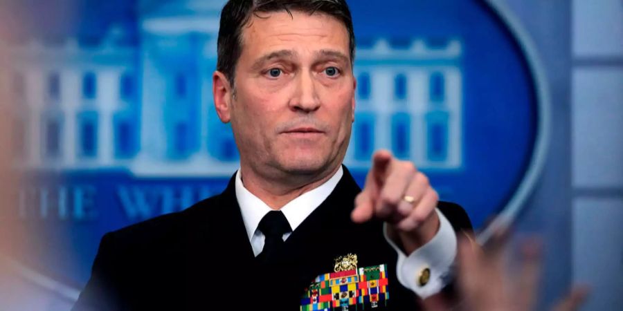 Ronny Jackson hatte als Arzt unter George W. Bush, Barack Obama und Donald Trump gedient.