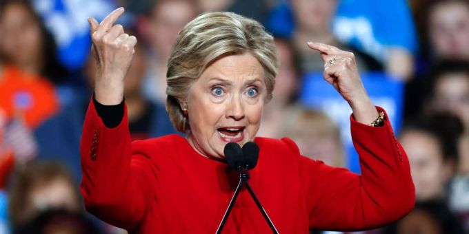 Hillary Clinton wollte 2016 für die Demokraten die Präsidentschaftswahl gewinnen. Hillary Clinton wollte 2016 für die Demokraten die Präsidentschaftswahl gewinnen.