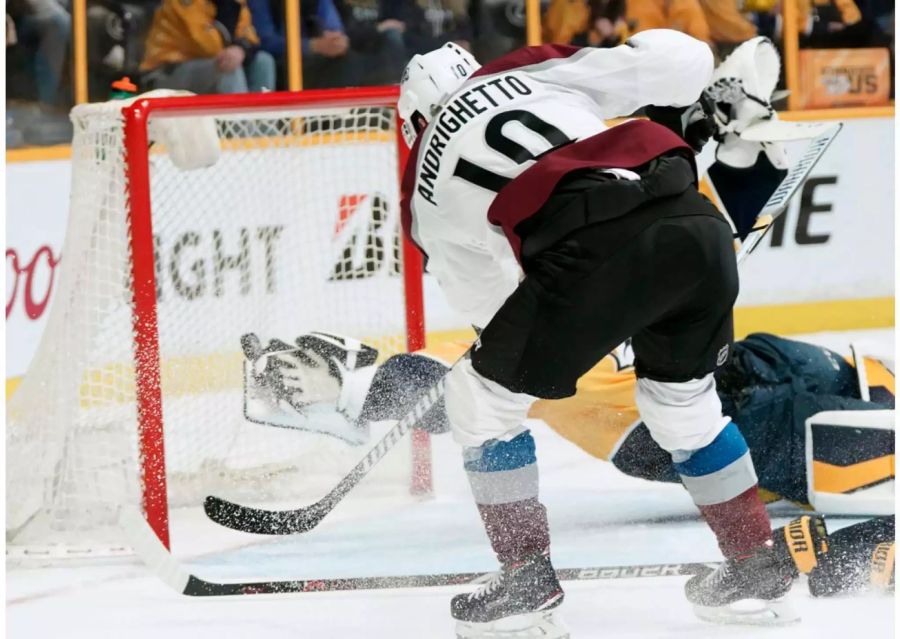 Sven Andrighetto gelingt in den Schlussminuten der spielentscheidende Treffer.