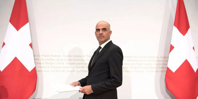 Bundesrat Alain Berset.