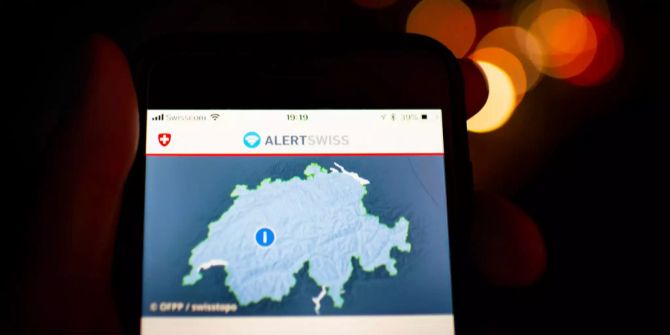 Alertswiss app smartphone