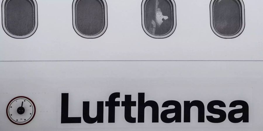 Eine Maschine der Lufthansa in Frankfurt.