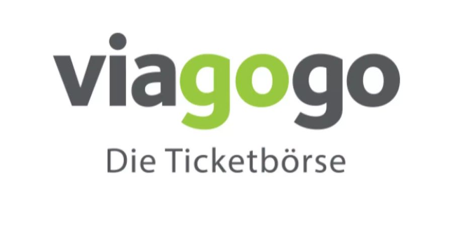 Logo von viagogo auf weissem Hintergrund.