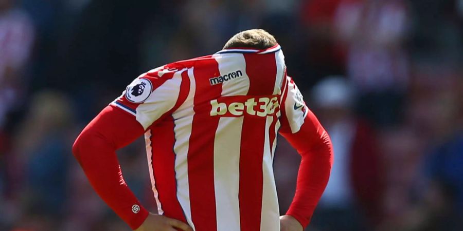 Xherdan Shaqiri reagiert auf den Abstieg von Stoke City.