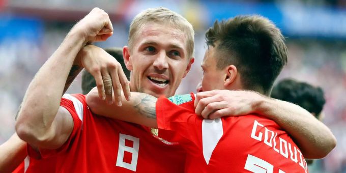 Russischer Riese - Klarer 5:0-Sieg gegen Saudis im WM-Eröffnungsspiel