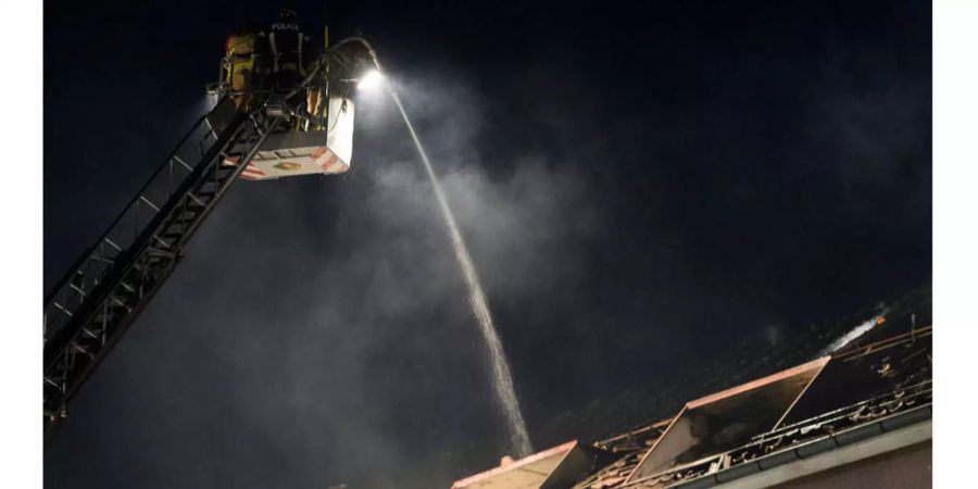 Die Feuerwehr Stadt Bern war im Grosseinsatz.