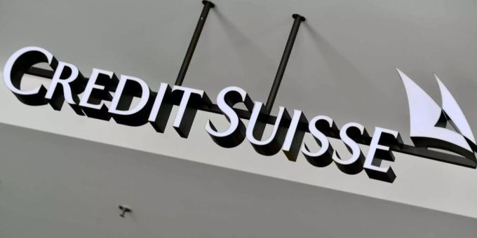 Der Schriftzug der Credit Suisse. cs compliance