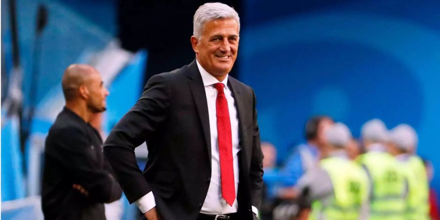 Vladimir Petkovic beim WM-Spiel gegen Schweden.