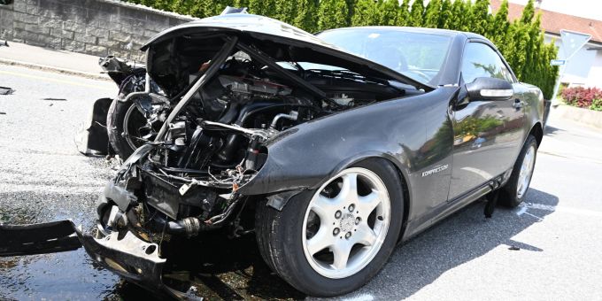 Buchs: Herrschaft über Auto verloren Unfall in Buchs