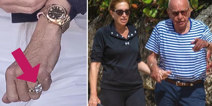 Hochzeit mit 92 - So viel gab Rupert Murdoch für Verlobungsring aus
