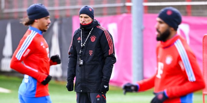 Thomas Tuchel leitete am Montag sein erstes Training bei Bayern München. Thomas Tuchel Bayern München