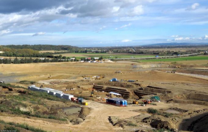 Nahe des französischen Bellegarde graben Archäologen auf einer Fläche von 2000 Quadratmetern. Grabung