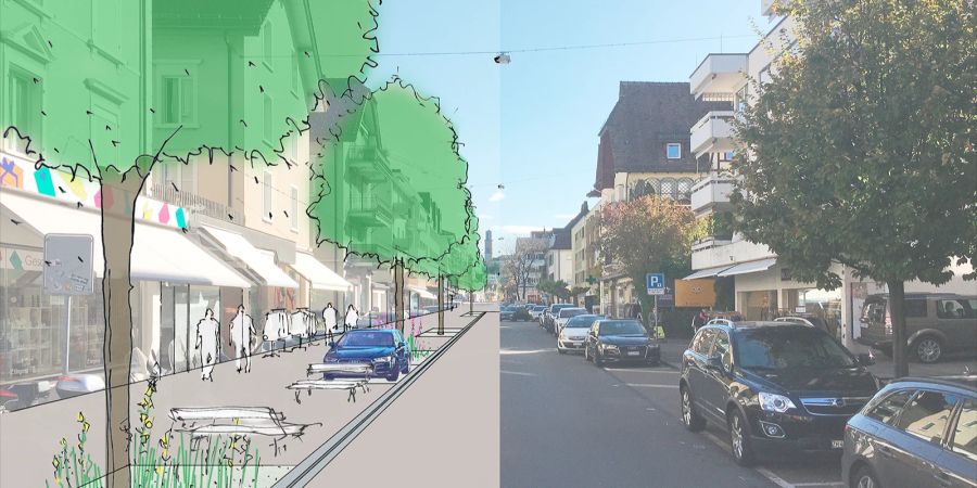 Thalwil stellt das Projekt zur Aufwertung der Gotthardstrasse vor