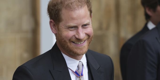 Prinz Harry hat gut Lachen: Er ist in Amerika ziemlich beliebt. Prinz Harry