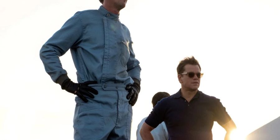 «Le Mans 66 - Gegen jede Chance»: Ken Miles (Christian Bale, l.) und Carroll Shelby (Matt Damon) haben Benzin im Blut.