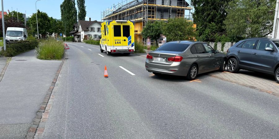 Unfall beim Einbiegen