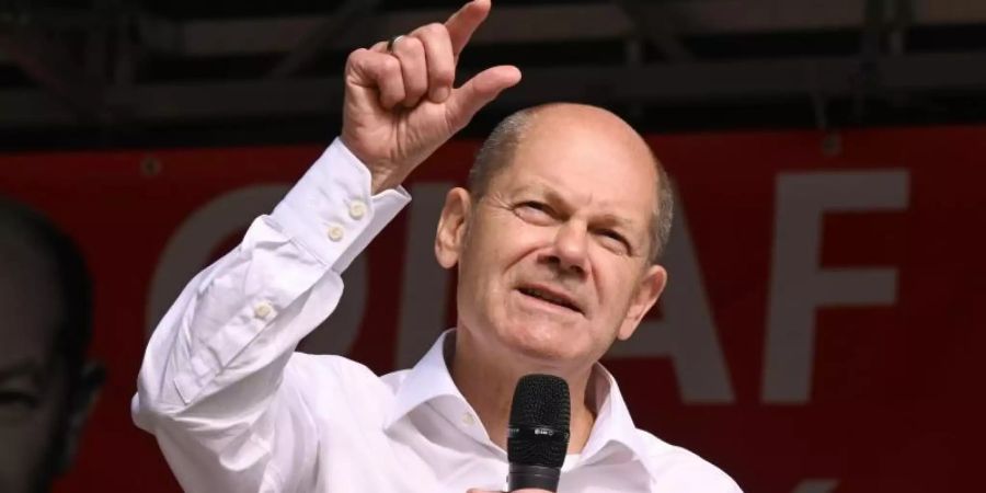 SPD-Kanzlerkandidat Olaf Scholz will das Kabinett paritätisch besetzen - und das Bundestagspräsidenten-Amt?. Foto: Bernd Weissbrod/dpa