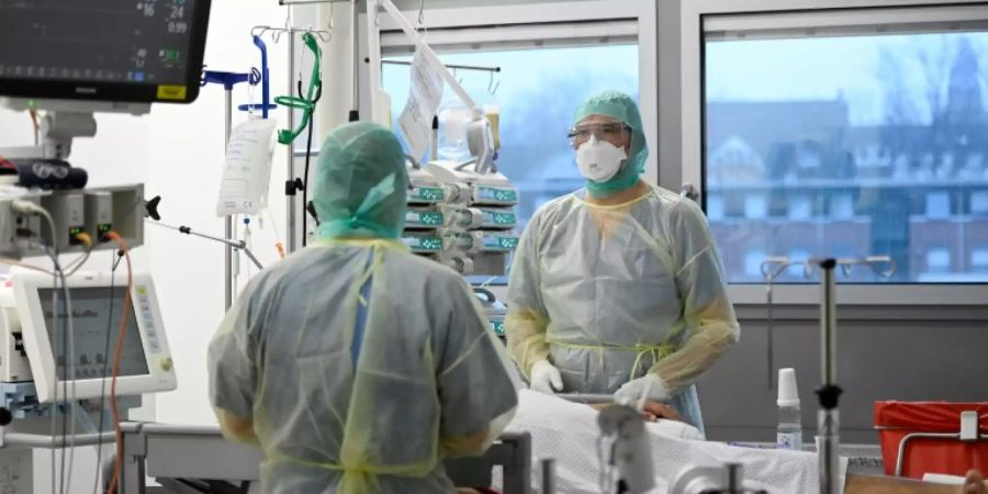 Covid-Patient auf Intensivstation