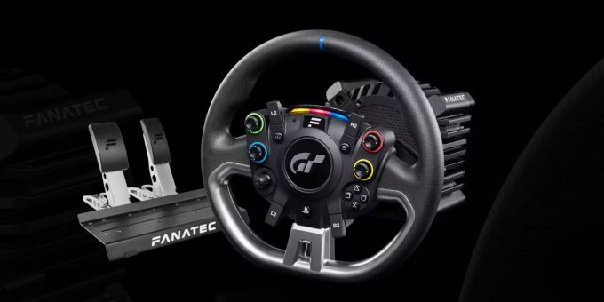 Das offizielle Lenkrad zur «Gran Turismo»-Serie von Fanatec. Gran Turismo Fanatec