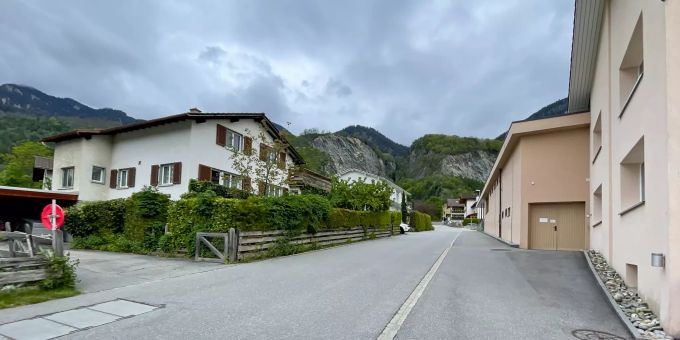 Das Dorfzentrum Trimmis. Das Dorfzentrum Trimmis.