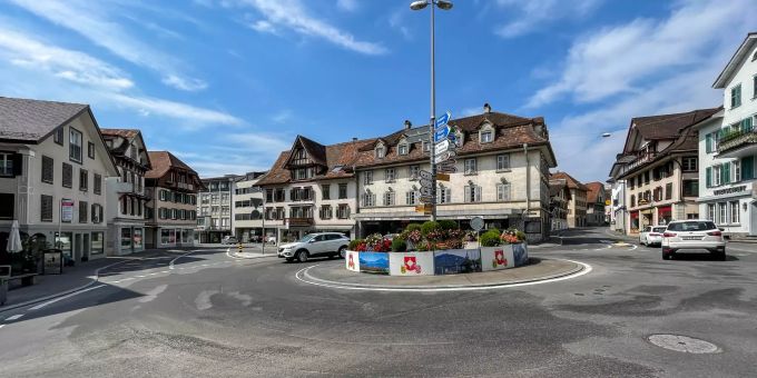 Dorfzentrum Küssnacht. Dorfzentrum Küssnacht.