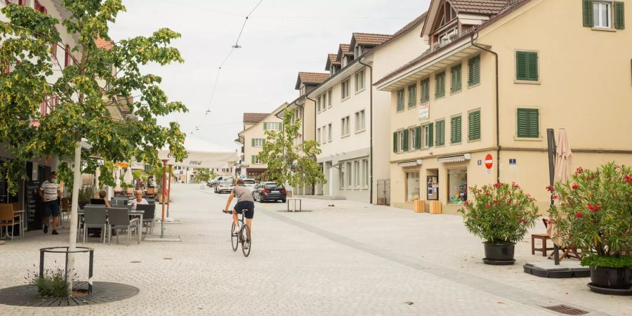 Das Zentrum der Gemeinde Pfäffikon (ZH).