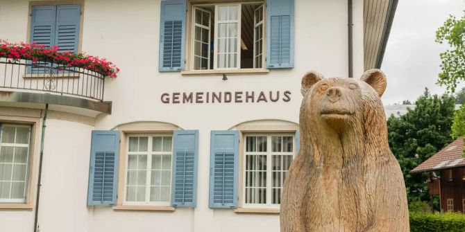 Das Gemeindehaus in Bäretswil war bisher SVP-Revier.