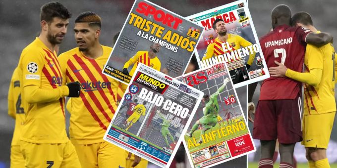 «Zur Hölle!» - Spanien-Presse zerpflückt Barça nach historischem CL-Out