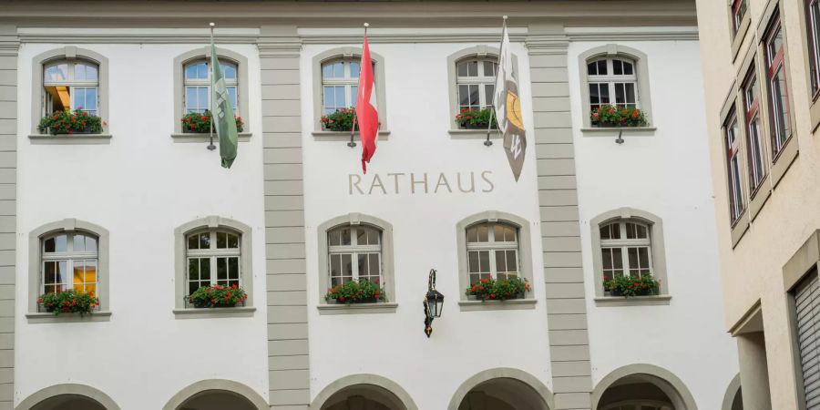 Das Rathaus in Wil (SG).